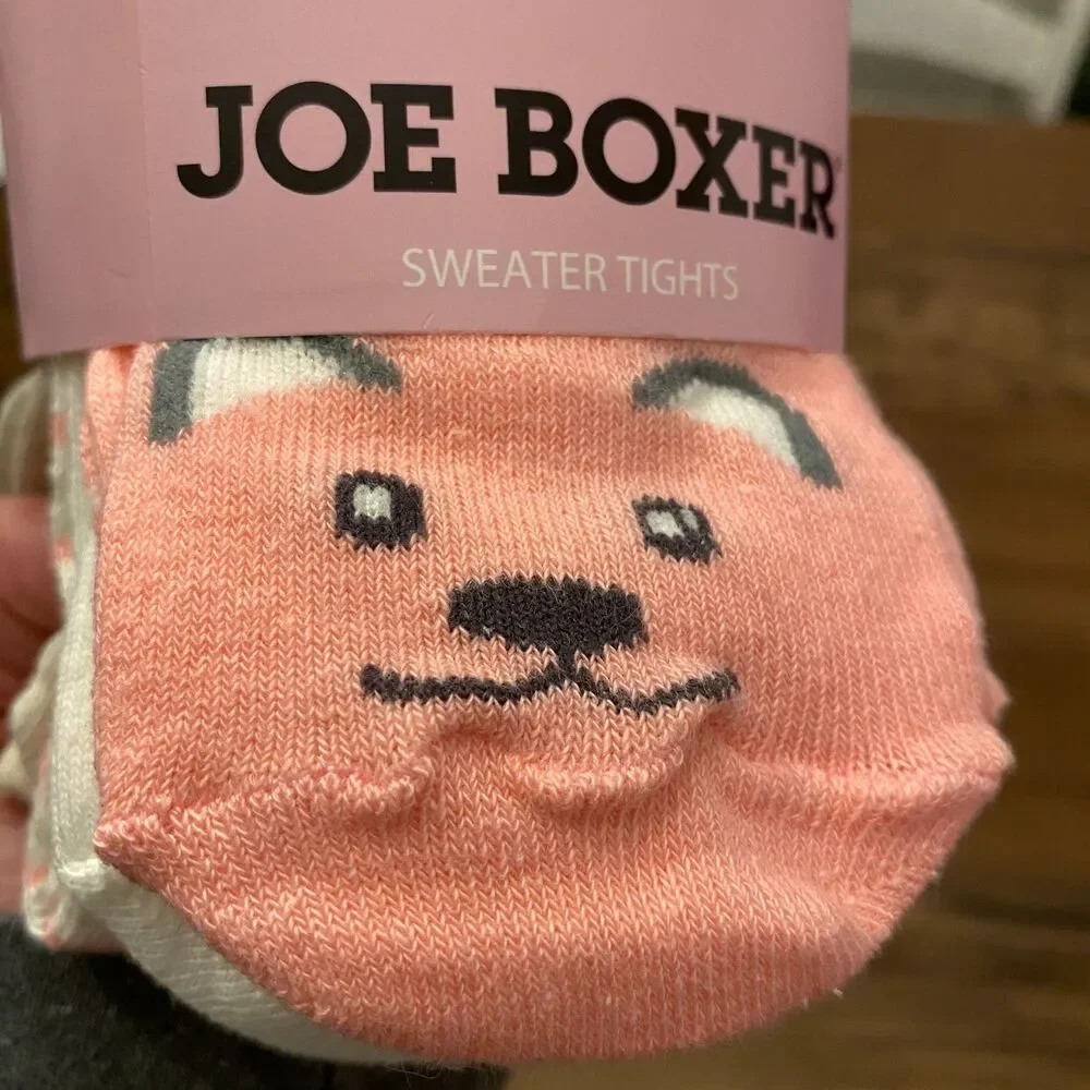 NWT Joe Boxer Sweater Tights Set Girls' 12-24 Months